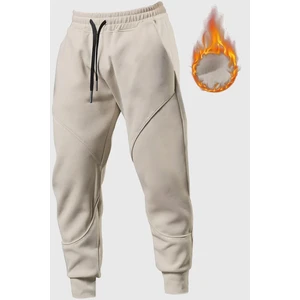 Ghassy Co. Run Sporcu Günlük Içi Şardonlu Üç Iplik Spor Eşofman Altı