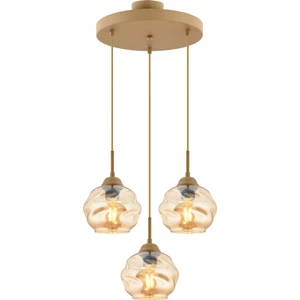 Darko 3lü Yuvarlak Eskitme Modern Sarkıt Oturma Odası Salon Sarkıt Avize