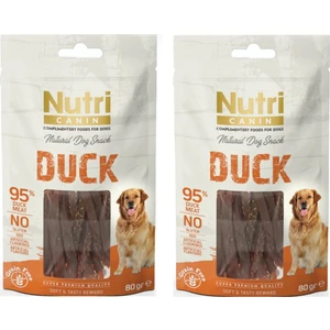 Nutri Canin Ördekli Fileto Tahılsız Köpek Ödülü 80 Gr. x 2 Adet