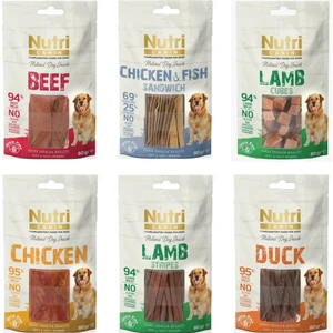 Nutri Canin 6 Çeşit Karma Fileto Köpek Ödülü 80 Gr. x 6 Adet