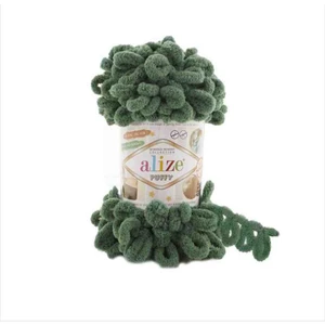 Puffy 5 Adet Elle Örülen Kadife Ip No 532 Yeşil
