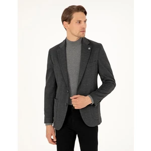 Pierre Cardin Erkek Antrasit Ex. Slim Fit Ceket 50296407-VR006