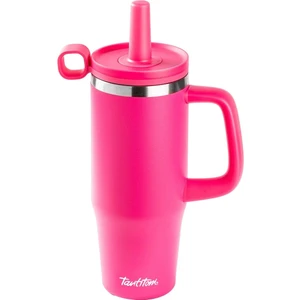 020-01-PEMBE Pipetli Paslanmaz Çelik Termos Bardak 1l