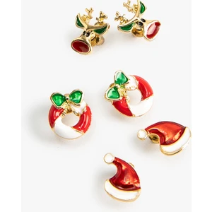 Küpe Seti 3'lü Yılbaşı Temalı