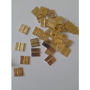 15x15 mm Tavla Menteşe 20 Adet Sarı Kutu ve Sandık Menteşesi Hobi Maket