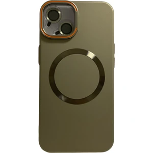 Titanium Rubber Kılıf iPhone 15 Plus Kablosuz Şarj Destekli Lens Korumalı