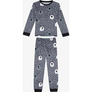 Erkek Çocuk Shadow Bears Antrasit Pijama Takımı