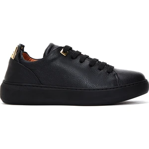 Kadın Siyah Bağcıklı Sneaker 24WFD1305FT
