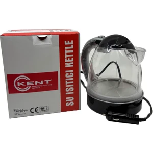 24 Volt Araç Içi Oto Su Isıtıcı Kettle Çaydanlık 1 Lt Siyah