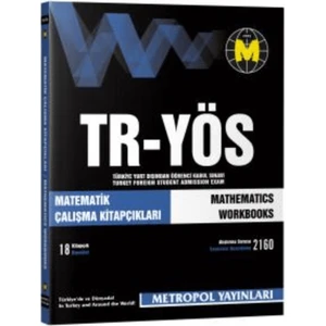 Metropol Yayınları Tr-YÖS Matematik Çalışma Kitapçıkları (18 Kitapçık)