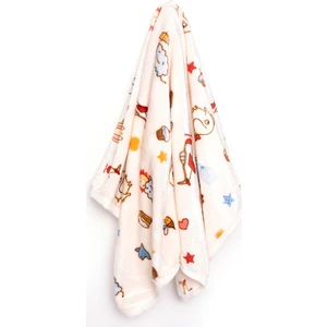 Bulut Güneş Desenli  Battaniye