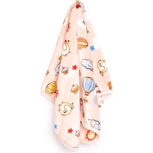 Bulut Güneş Desenli  Battaniye