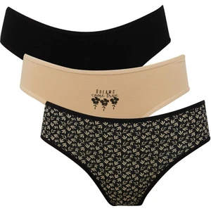 Fall in Love Desenli 3'lü Paketli Slip Külot E2478AX24WN
