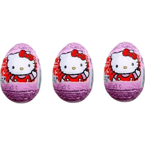 Hello Kitty Glutensiz Çikolatalı Sürpriz Yumurta 20 gr (3 Adet)