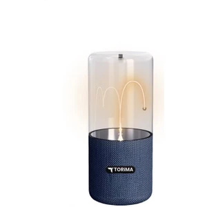 D40 Lacivert Tws Manyetik Bükülebilir Işık 5.3 Bluetooth Hoparlör Speaker