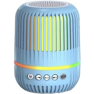 GTS-2150 Mavi Kablosuz Taşınabilir Rgb Işıklı Bluetooth Hoparlör Speaker