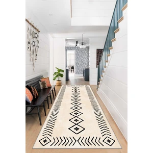 Uy Style Tekstil Yıkanabilir Yumuşak Süngerli Kolay Temizlenir Kaymaz Pamuk Taban Dijital Baskılı Koridor Mutfak Halı