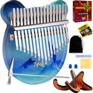 KLX-650-PAK Okyanus Cam Kalimba 17 Tuşlu Full Set