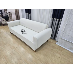 Rişte Home Kaliteli Jakarlı  Yarı Kaplama 3 3 1 1 Çubuk desen Lastikli Kanepe,Koltuk Örtüsü, koltuk kılıfı Takımı