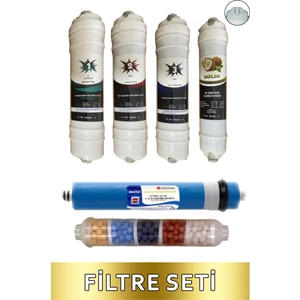 Kapalı Kasa 12 Inç Su Arıtma Cihazı Filtresi 10 Aşamalı Filtre Seti (Nsf Onaylı Lg Membranlı) Set