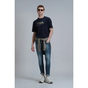 Joy Smart Jean Erkek Pantolon Slim Fit Mavi