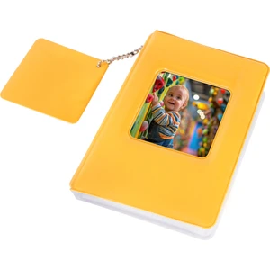 41 Fotoğraf Kapasiteli İnstax Mini Polakart Sarı Fotoğraf Albümü