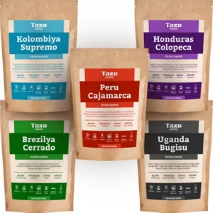 Taxo Coffee Filtre Kahve Deneme Seti 5x50gr