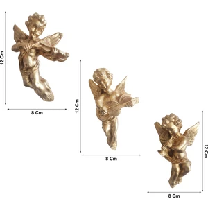 Keman Flüt Gitar Çalan Melek Biblo