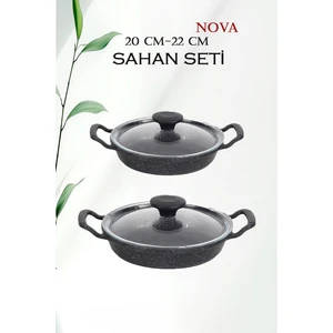 Cook & Kitchen Nova 2'li Kapaklı Sahan Seti