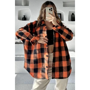 Kaşmir Oduncu Oversize Gömlek Ceket