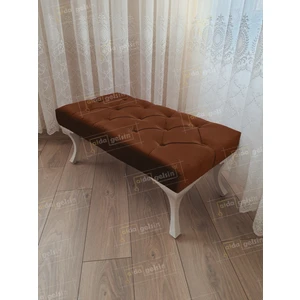 120 cm Kapitoneli Ayak Ucu Kapı Önü Antre Bench Puf