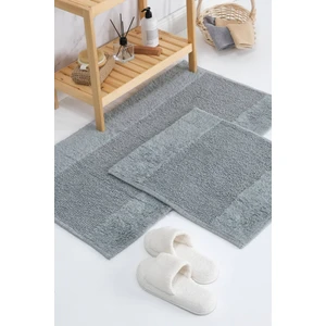 İva Home Tufting %100 Natural Pamuk 2li Banyo Paspas Takımı - Ant