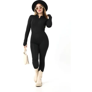 Win Moda Kışlık Uzun Tayt Tulum /Polarlı / Wınter Long Tıghts Jumpsuıt Women