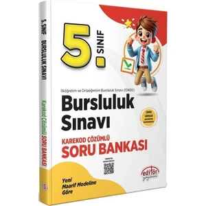 Editör Yayınları 5. Sınıf Bursluluk Sınavı Güncel Soru Bankası