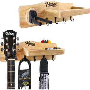 Midex GP-30 Gitar Standı Sehpası Duvar Askısı Ahşap Şık Kaliteli