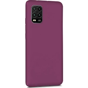 Xiaomi Mi 10 Lite Zoom Premium Silikon Kılıf Mor