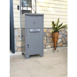 XL KARGO VE POSTA TESLİM DOLABI (DUSTY GREY-7037)
