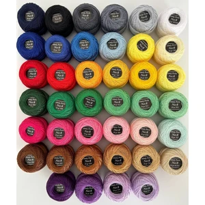 Almiş Perle Etamin-Kanaviçe 40'lu Iplik Seti (10 Gr-No:8)