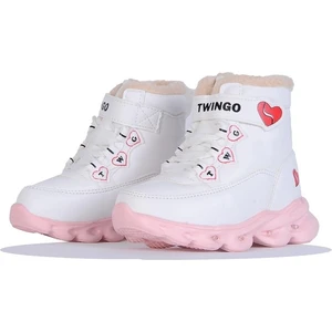 Trendyshose TW-009065 Bebe Kız Çocuk Termal Kürklü Işıklı Garantili Bot