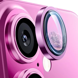 Iphone 16 / 16 Plus Metal Kamera Koruyucu Çiziğe ve Darbelere Karşı Korur Çizilmeye Dayanıklı Lens