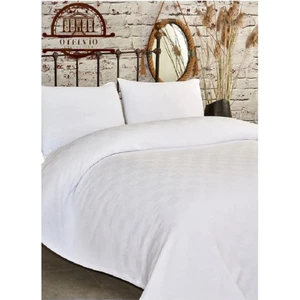 Çift Kişilik Dama Desenli Pike. Damalı Otel Pikesi 200  x  230