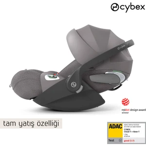 Cloud T isize Plus (terletmeyen özel kumaş) (Adac ödüllü tam yatışlı bebek puset ana kucağı 0-13 kg)