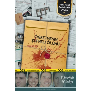 Dedektif Oyunu Öğretmen Davası Cinayet Çözme ve Katili Bulma Dedektiflik Oyunu Katil Kim