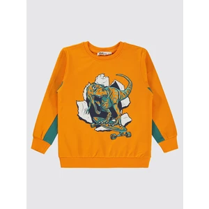Civil Boys Erkek Çocuk Sweatshirt 2-5 Yaş Açık Oranj