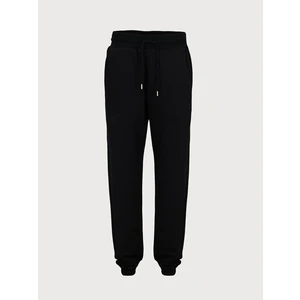 Sloganlı Jogger Regular Fit Siyah Eşofman