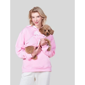 Salya Store Oversize Pembe Magnet Hoodie Sahipler Için