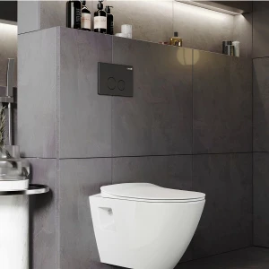 Terra Beyaz Kanalsız Asma Klozet TP329, Creavit Terra Duck Yavaş Kapak