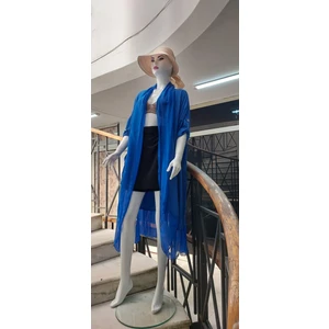 Itayan Ipek Detaylı Oversize Kaftan