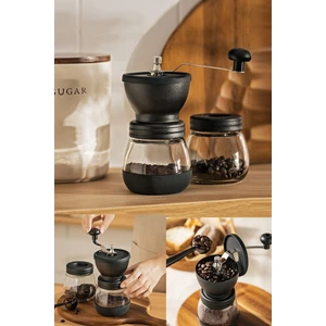 Matera Coffe Grinder Seramik Öğütücülü Cam Kahve Değirmeni Öğütücüsü