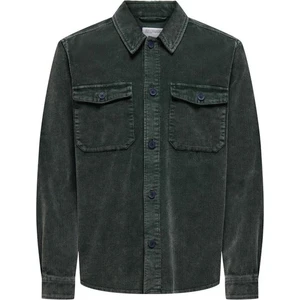 Only & Sons Erkek Regular Fit Kadife Gömlek - 22030129